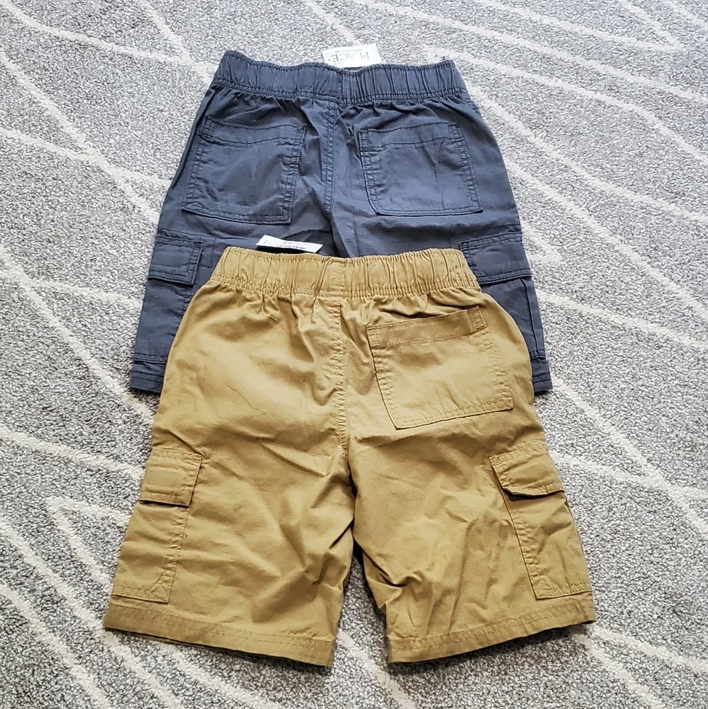 NWT Bundle The Children's Place Boys Pull on Cargo Shorts - Picture 5 of 6